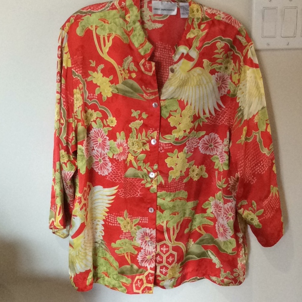 SILK GOODIE IMPRESSION BLOUSE